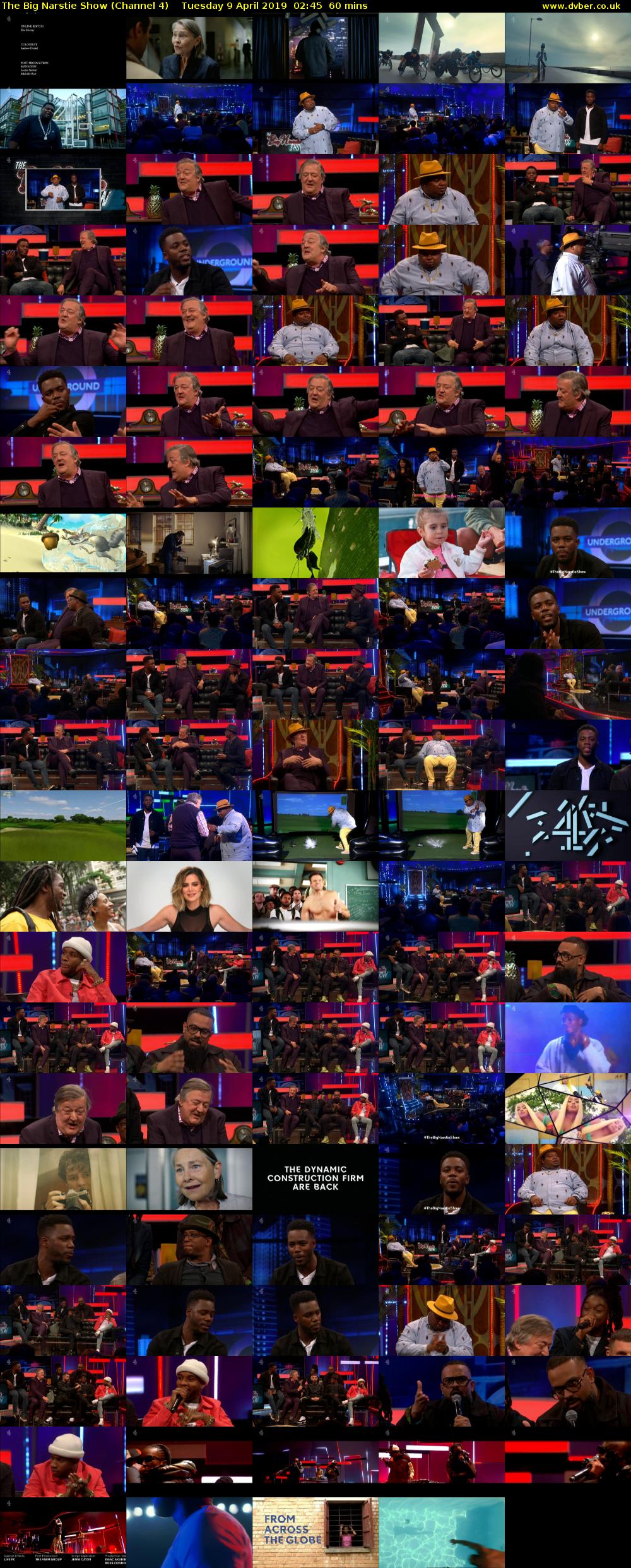 The Big Narstie Show (Channel 4) Tuesday 9 April 2019 02:45 - 03:45