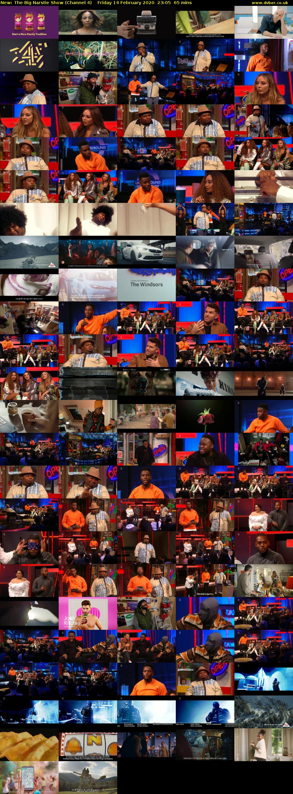 The Big Narstie Show (Channel 4) Friday 14 February 2020 23:05 - 00:10