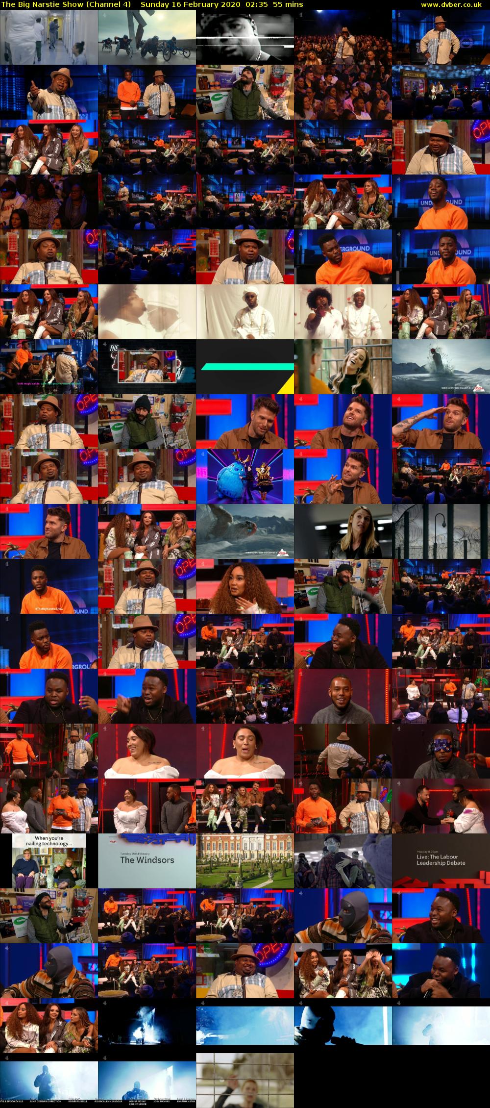 The Big Narstie Show (Channel 4) Sunday 16 February 2020 02:35 - 03:30