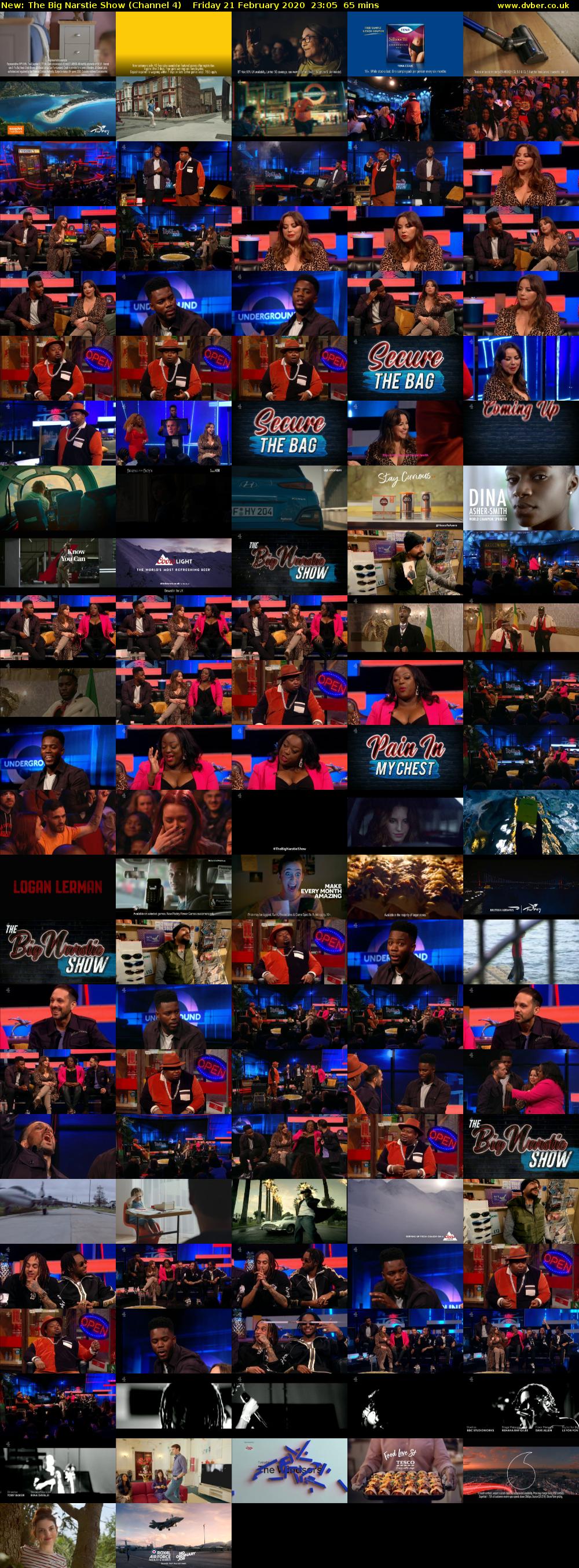 The Big Narstie Show (Channel 4) Friday 21 February 2020 23:05 - 00:10