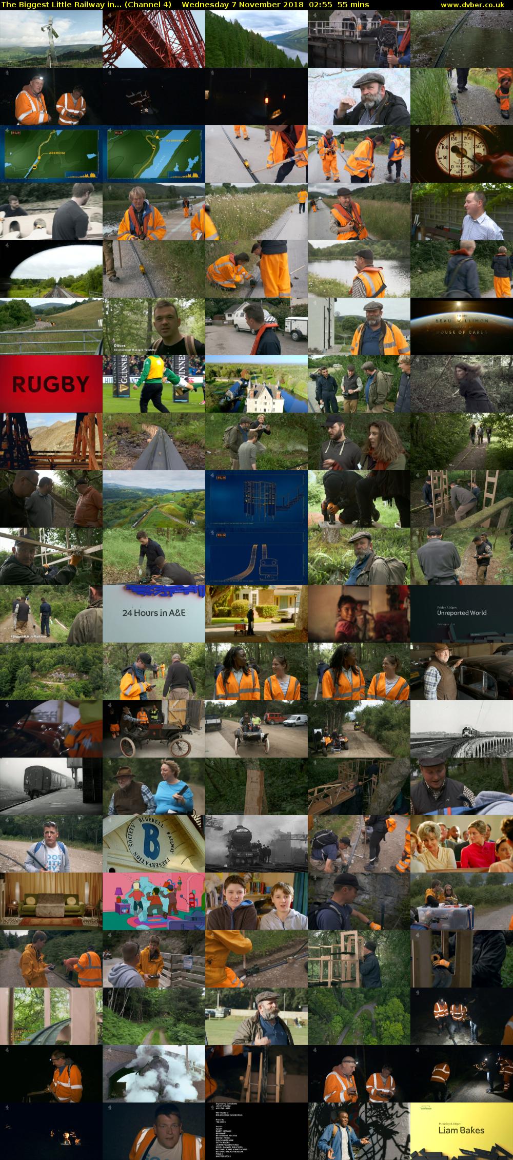 The Biggest Little Railway in... (Channel 4) Wednesday 7 November 2018 02:55 - 03:50