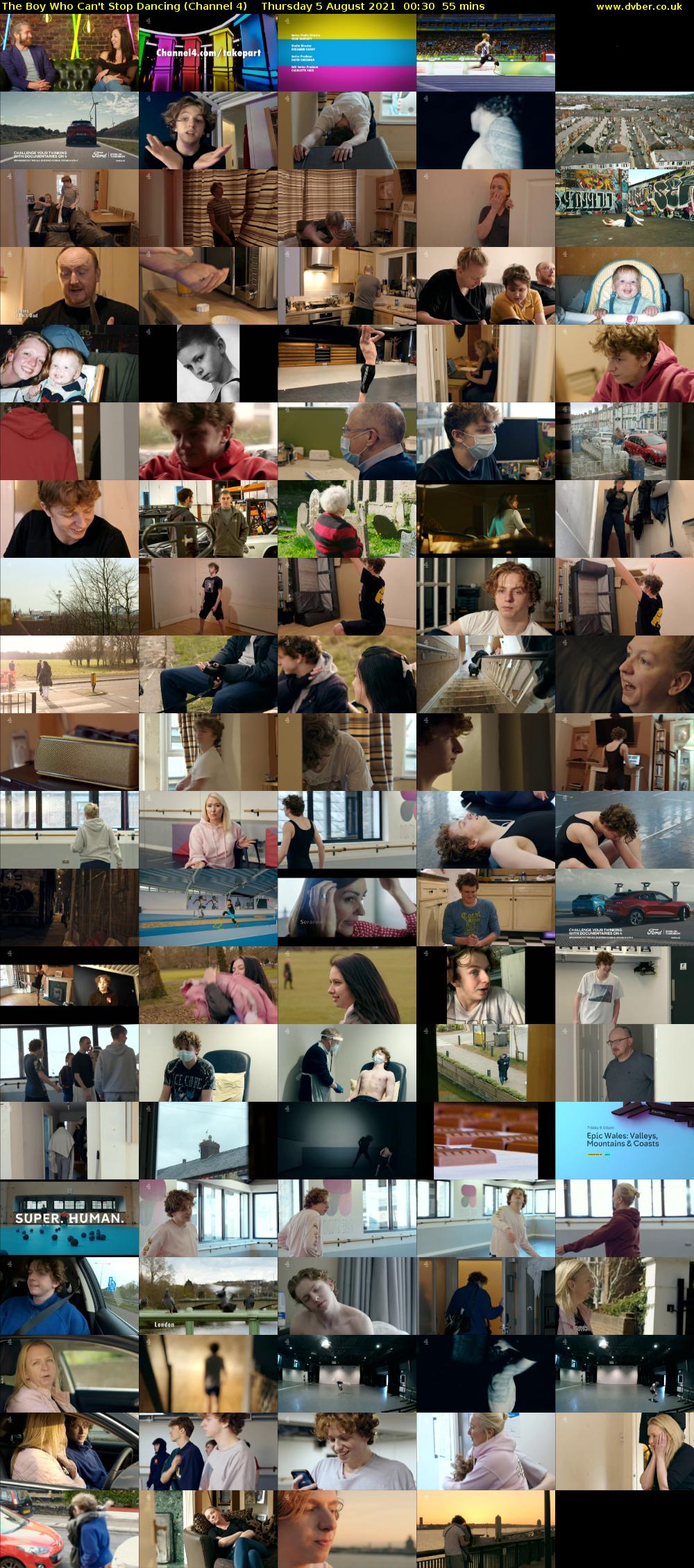 The Boy Who Can't Stop Dancing (Channel 4) Thursday 5 August 2021 00:30 - 01:25