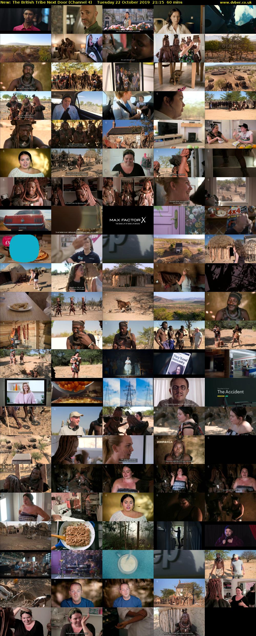 The British Tribe Next Door (Channel 4) Tuesday 22 October 2019 21:15 - 22:15