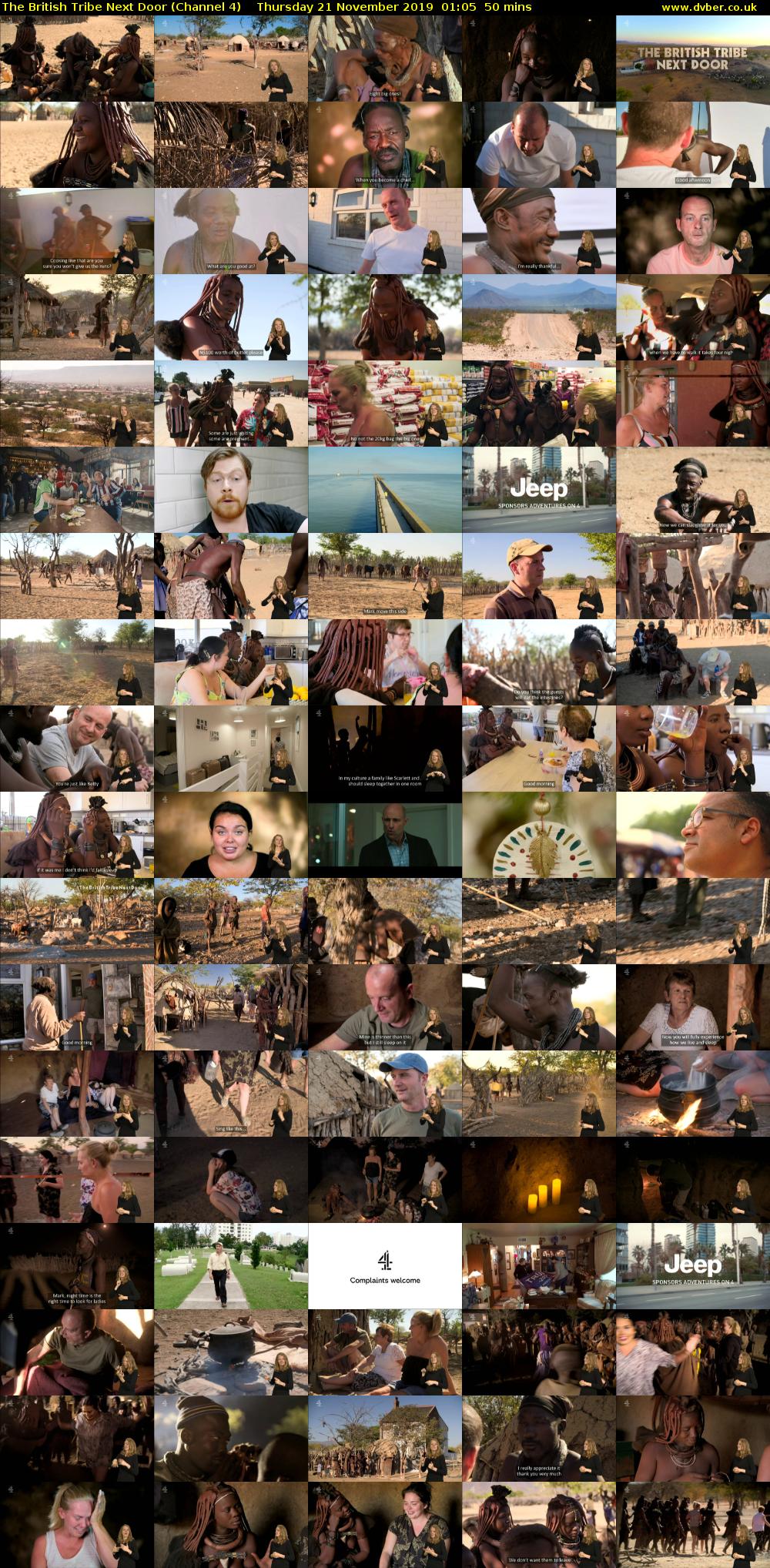 The British Tribe Next Door (Channel 4) Thursday 21 November 2019 01:05 - 01:55