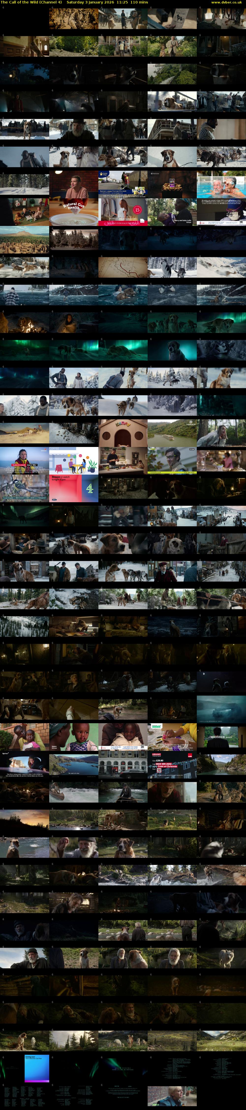 The Call of the Wild (Channel 4) Saturday 3 January 2026 11:25 - 13:15