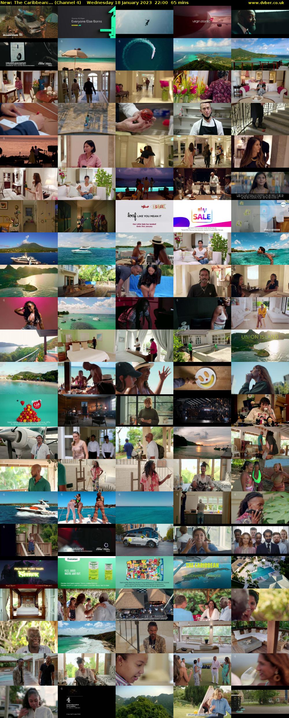 The Caribbean:... (Channel 4) Wednesday 18 January 2023 22:00 - 23:05