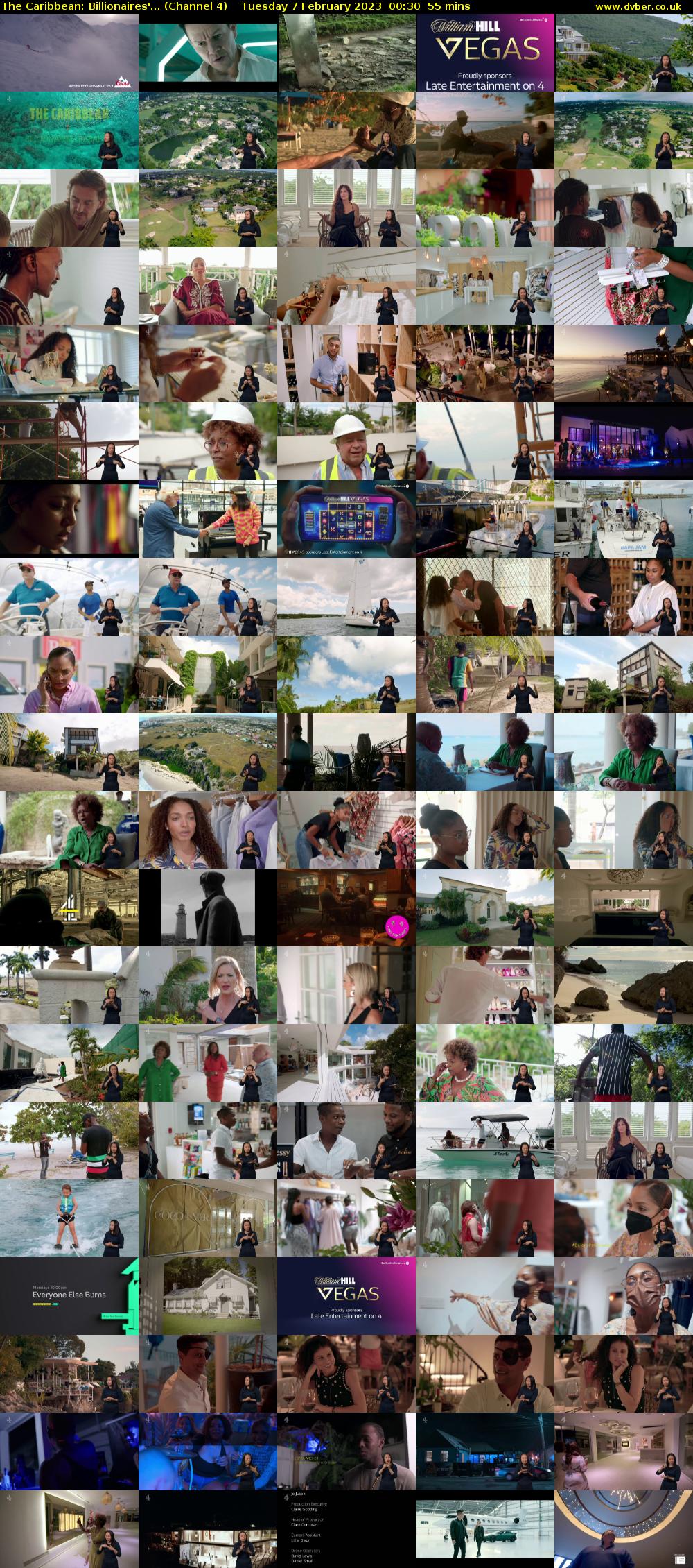 The Caribbean: Billionaires'... (Channel 4) Tuesday 7 February 2023 00:30 - 01:25