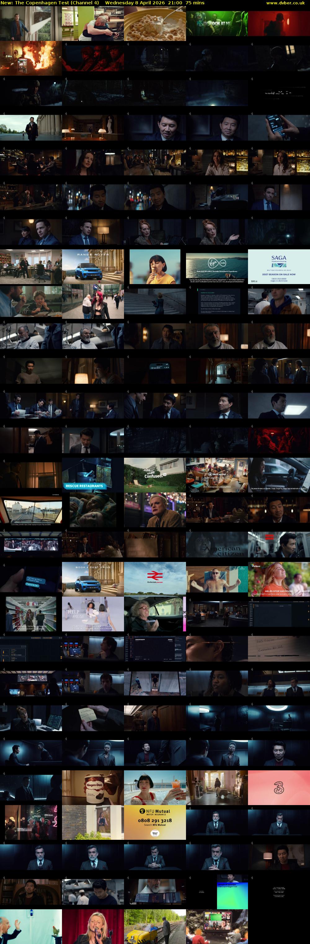 The Copenhagen Test (Channel 4) Wednesday 8 April 2026 21:00 - 22:15