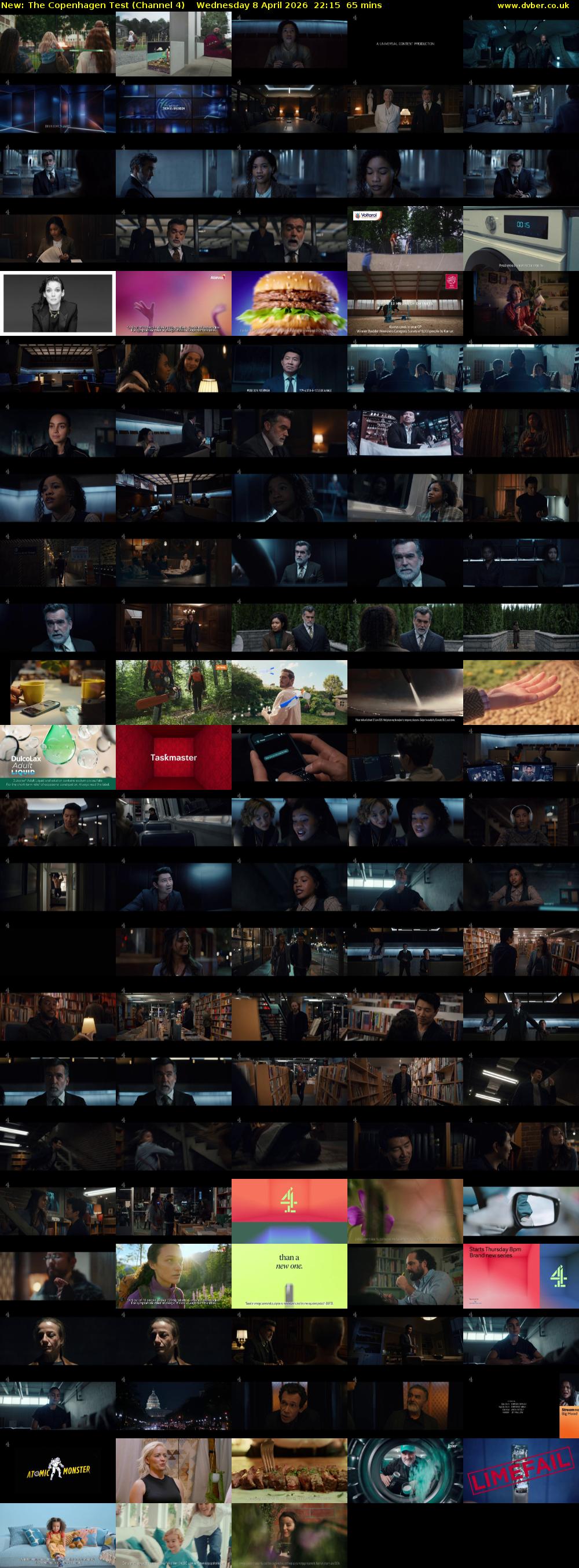 The Copenhagen Test (Channel 4) Wednesday 8 April 2026 22:15 - 23:20