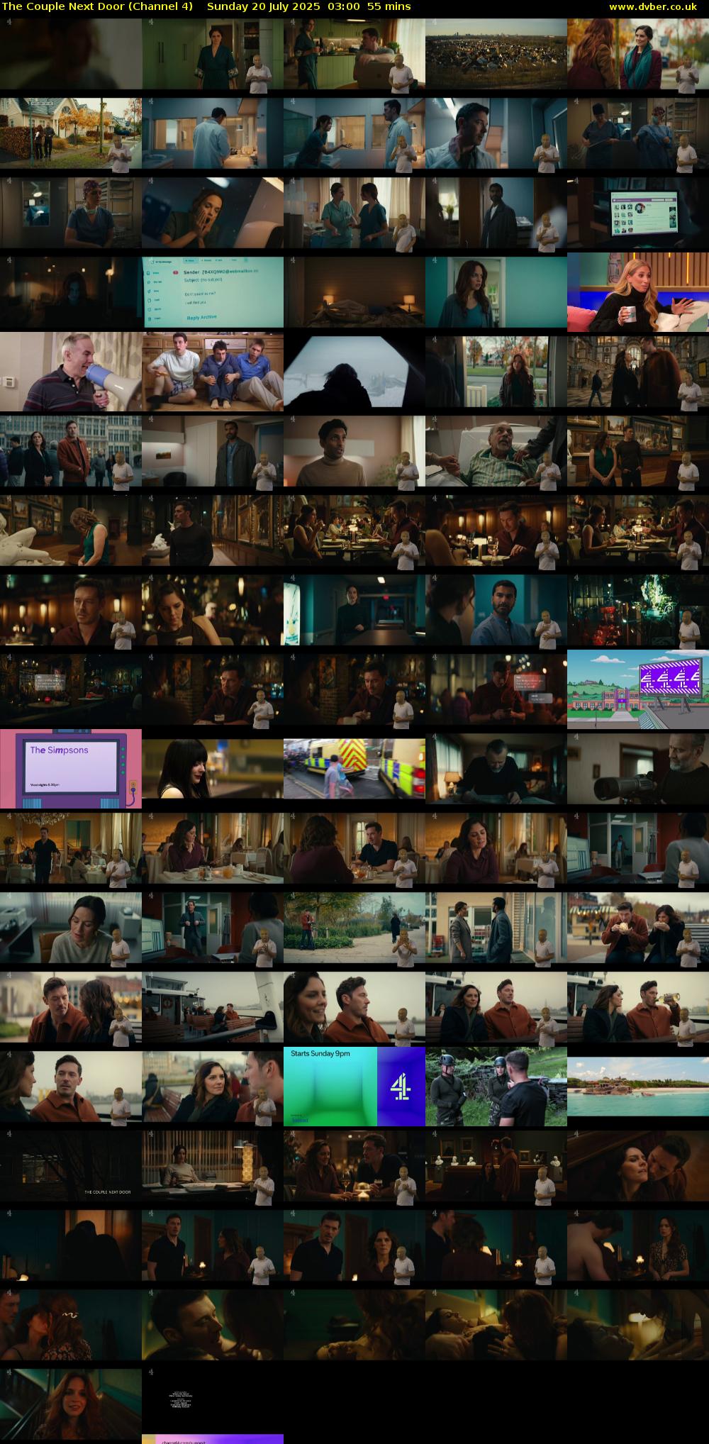 The Couple Next Door (Channel 4) Sunday 20 July 2025 03:00 - 03:55