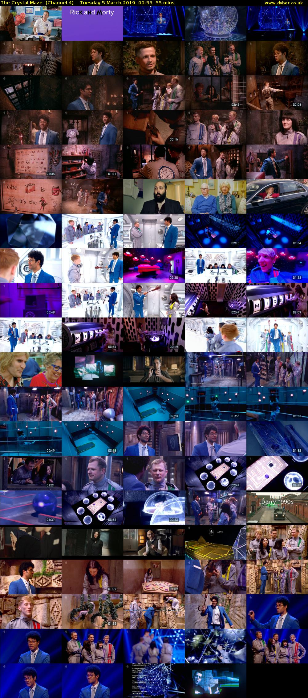 The Crystal Maze  (Channel 4) Tuesday 5 March 2019 00:55 - 01:50