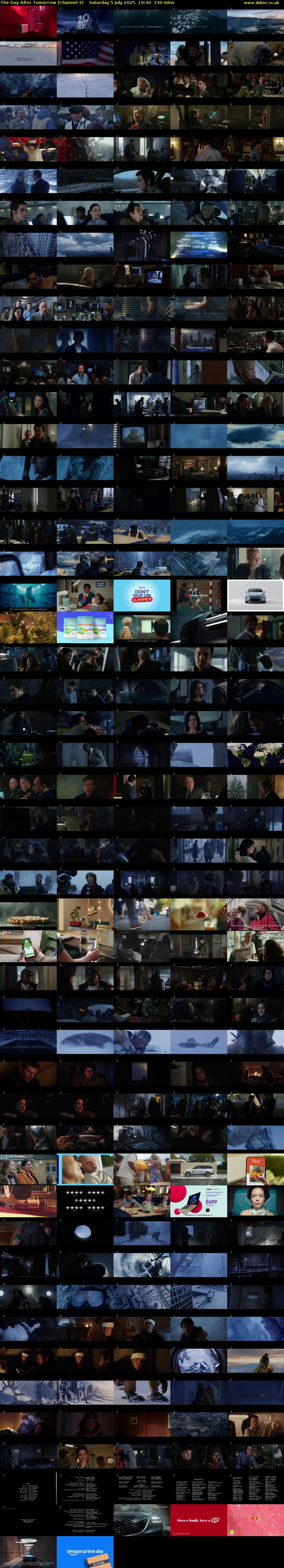 The Day After Tomorrow (Channel 4) Saturday 5 July 2025 19:40 - 22:00