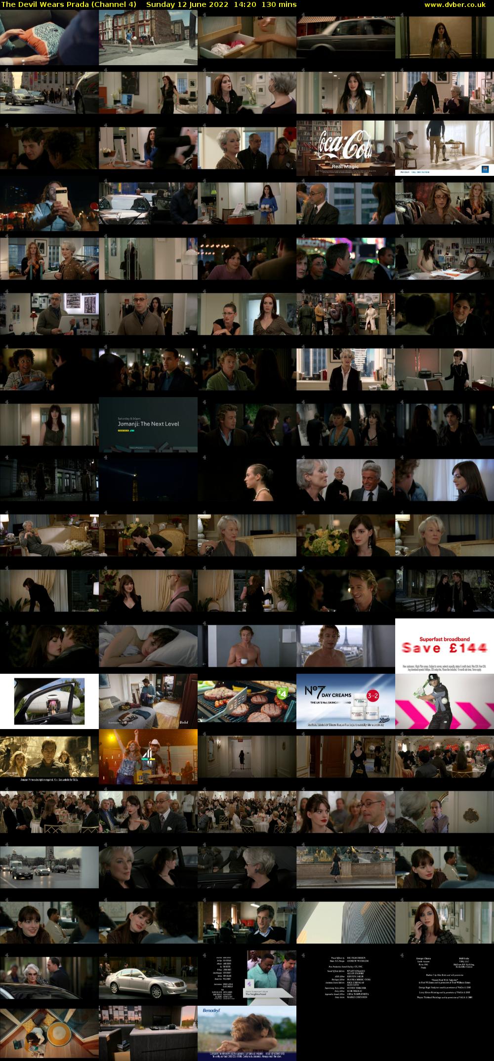 The Devil Wears Prada (Channel 4) Sunday 12 June 2022 14:20 - 16:30