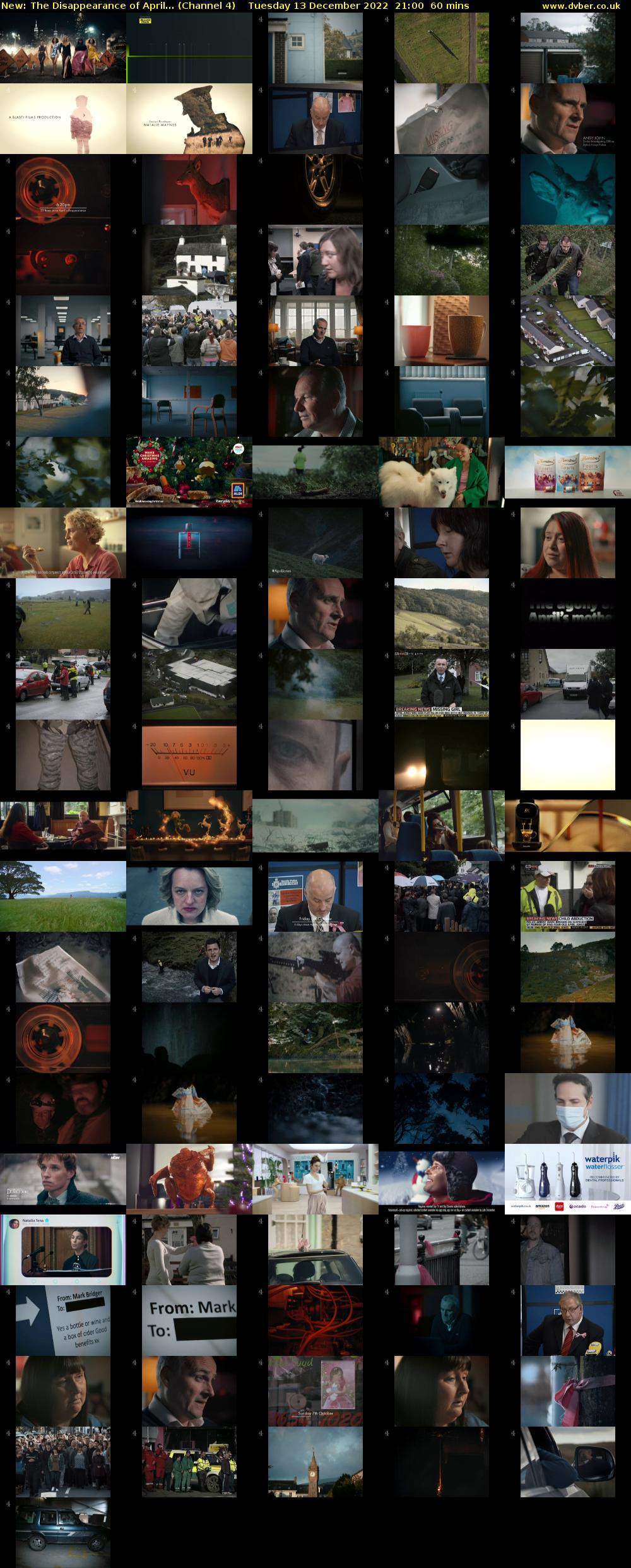 The Disappearance of April... (Channel 4) Tuesday 13 December 2022 21:00 - 22:00