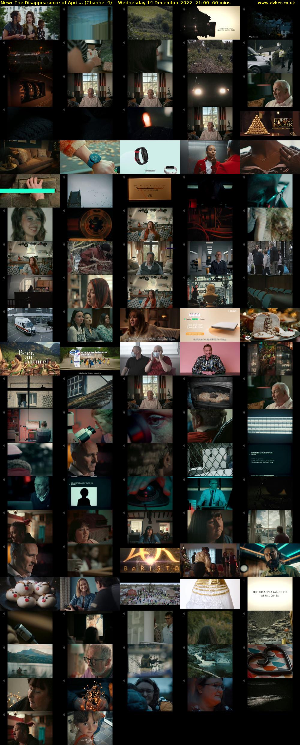 The Disappearance of April... (Channel 4) Wednesday 14 December 2022 21:00 - 22:00