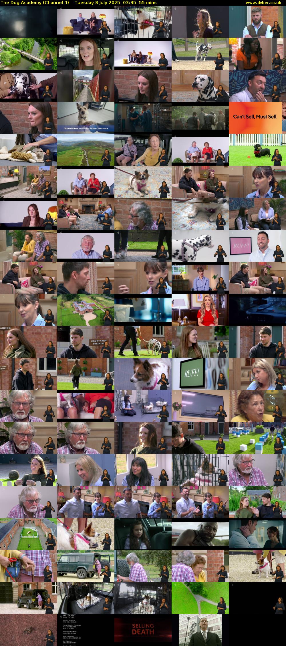 The Dog Academy (Channel 4) Tuesday 8 July 2025 03:35 - 04:30