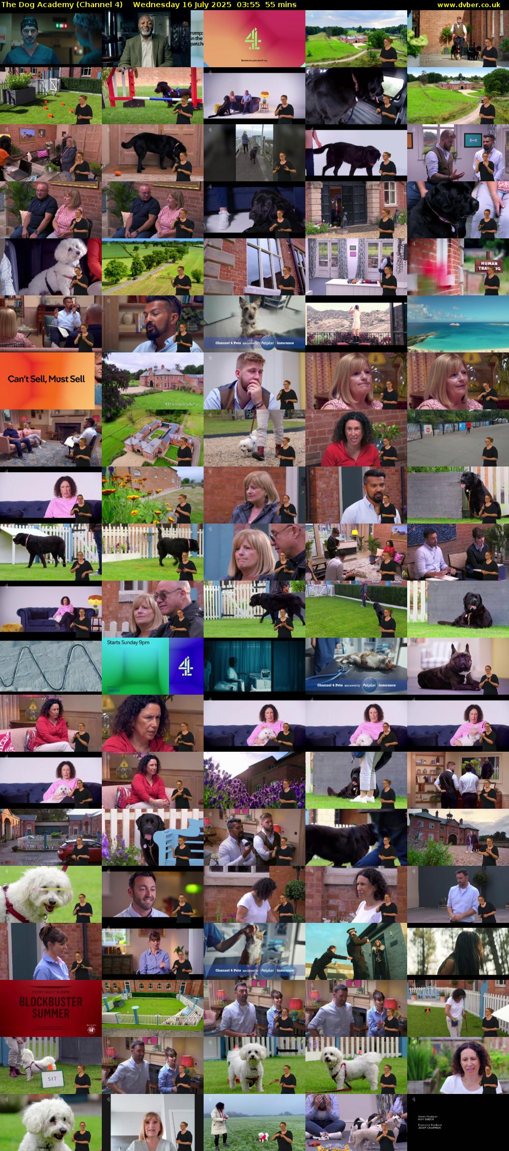 The Dog Academy (Channel 4) Wednesday 16 July 2025 03:55 - 04:50