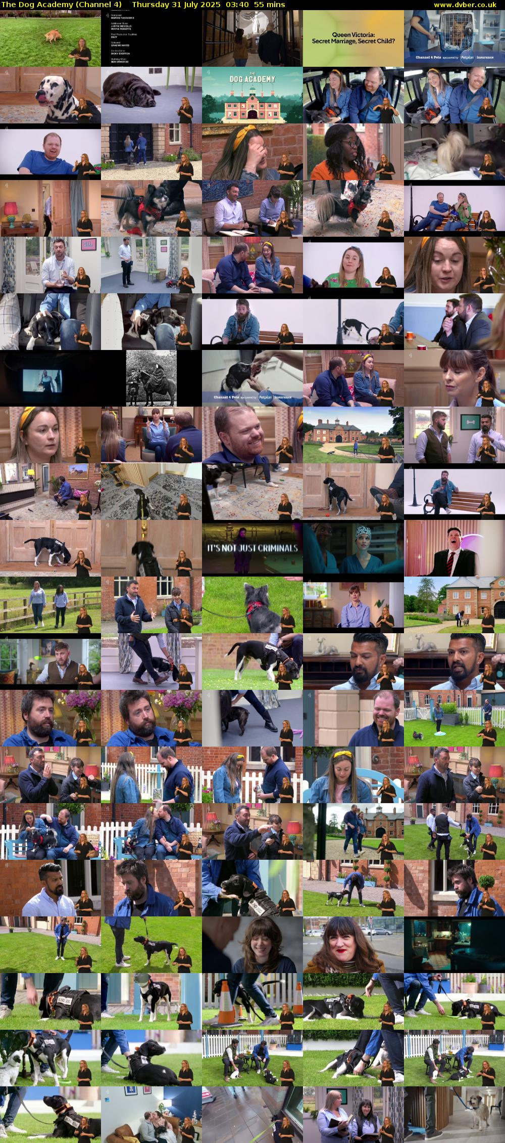 The Dog Academy (Channel 4) Thursday 31 July 2025 03:40 - 04:35