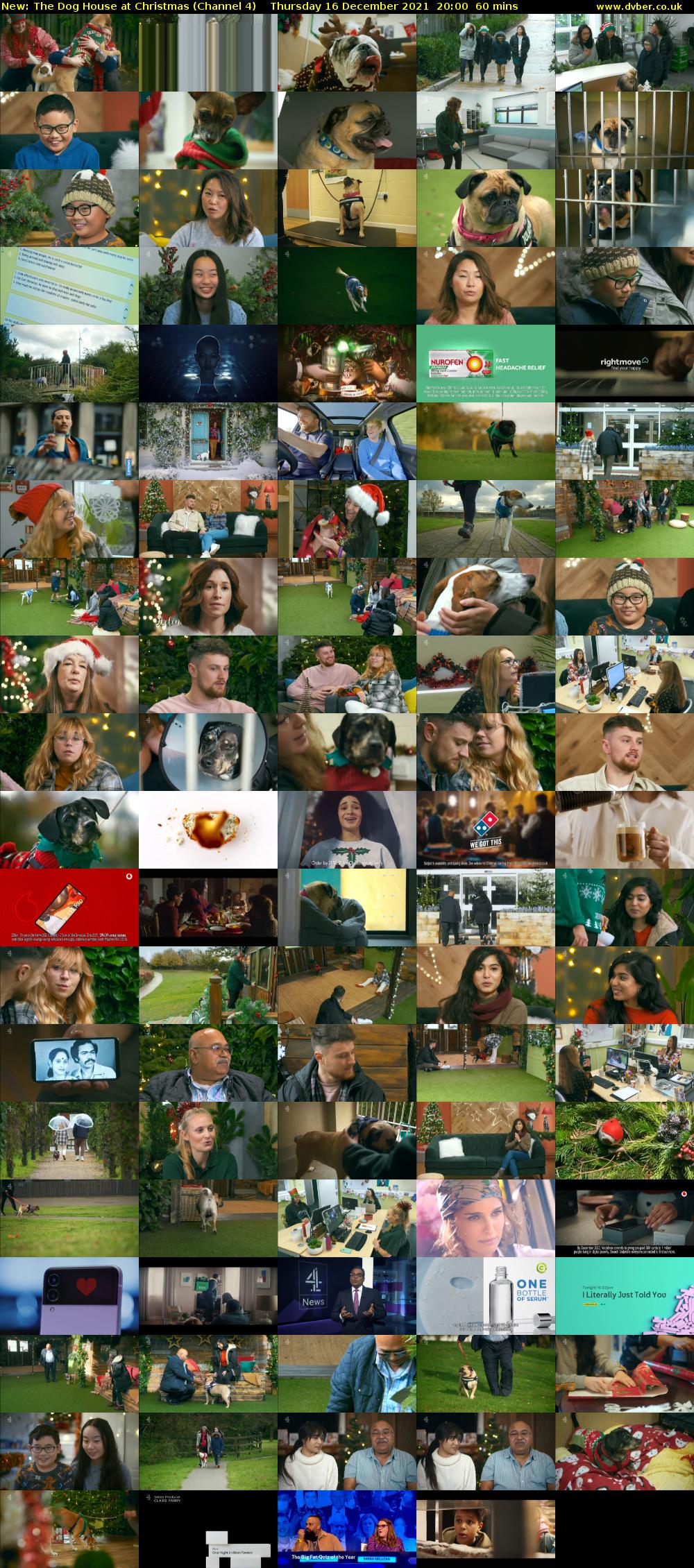 The Dog House at Christmas (Channel 4) Thursday 16 December 2021 20:00 - 21:00