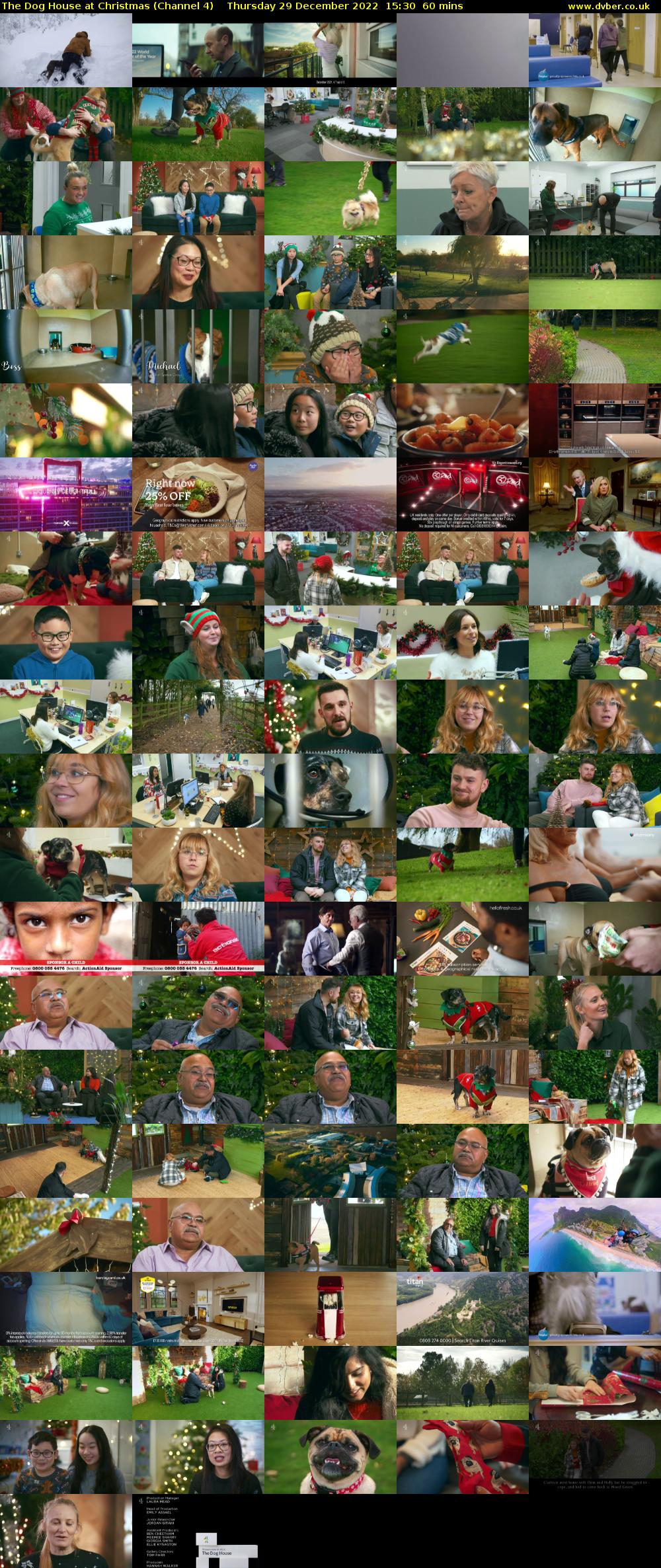 The Dog House at Christmas (Channel 4) Thursday 29 December 2022 15:30 - 16:30
