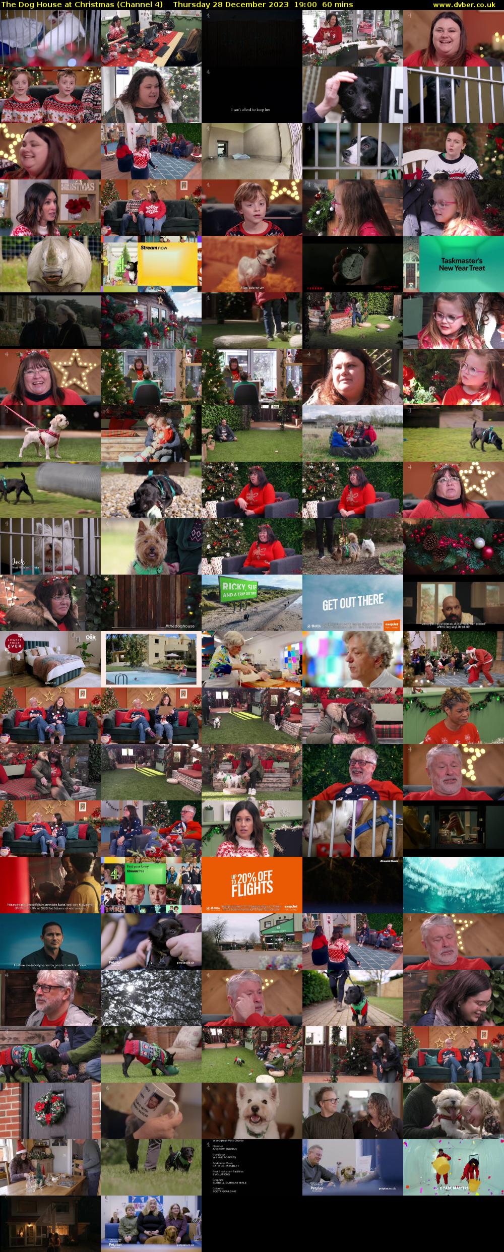 The Dog House at Christmas (Channel 4) Thursday 28 December 2023 19:00 - 20:00