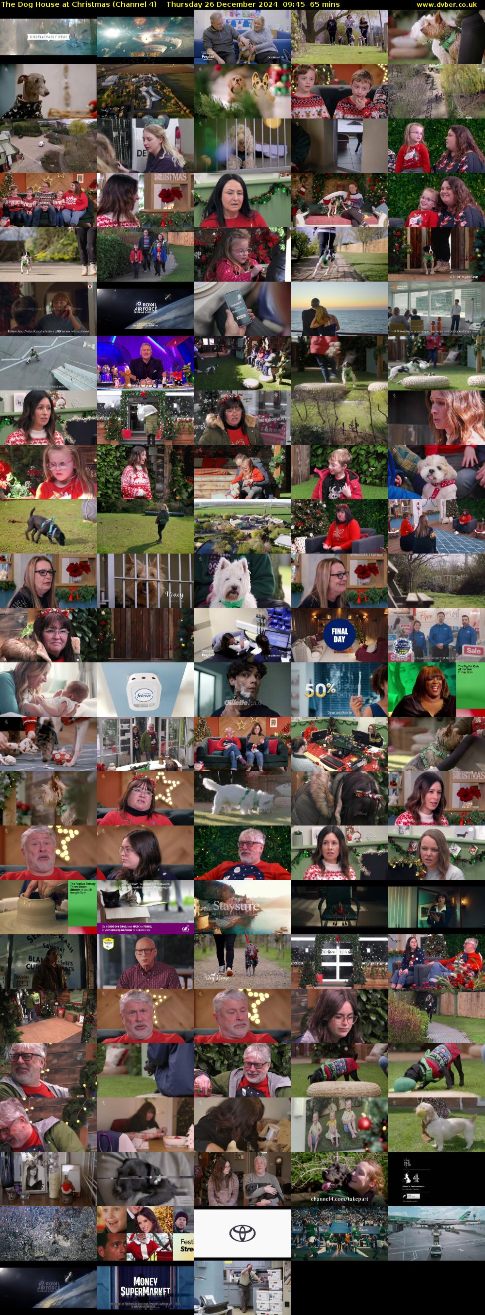 The Dog House at Christmas (Channel 4) Thursday 26 December 2024 09:45 - 10:50