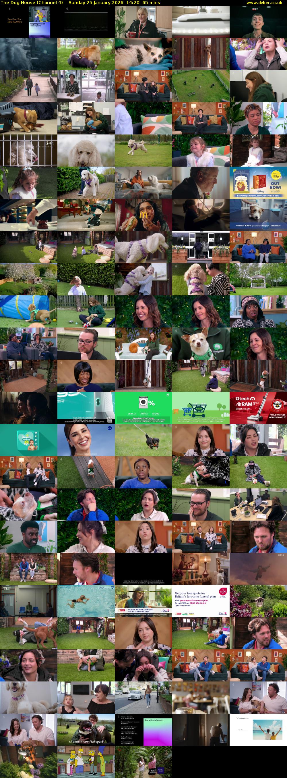 The Dog House (Channel 4) Sunday 25 January 2026 14:20 - 15:25