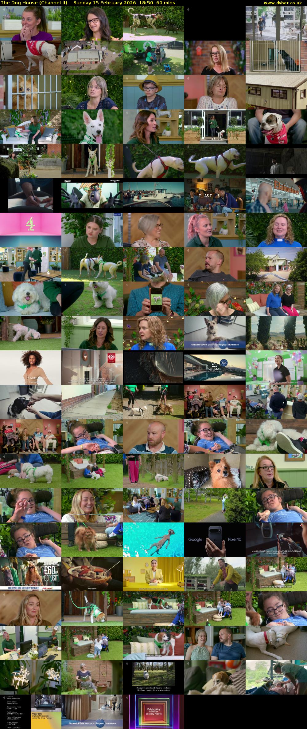 The Dog House (Channel 4) Sunday 15 February 2026 18:50 - 19:50