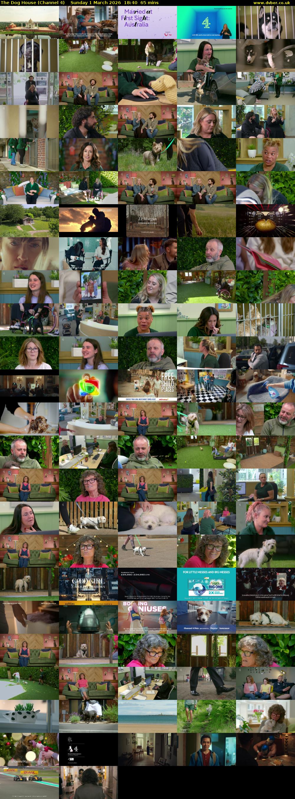 The Dog House (Channel 4) Sunday 1 March 2026 18:40 - 19:45