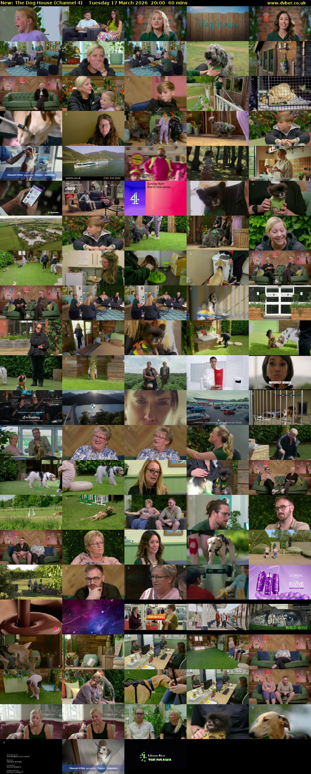 The Dog House (Channel 4) Tuesday 17 March 2026 20:00 - 21:00