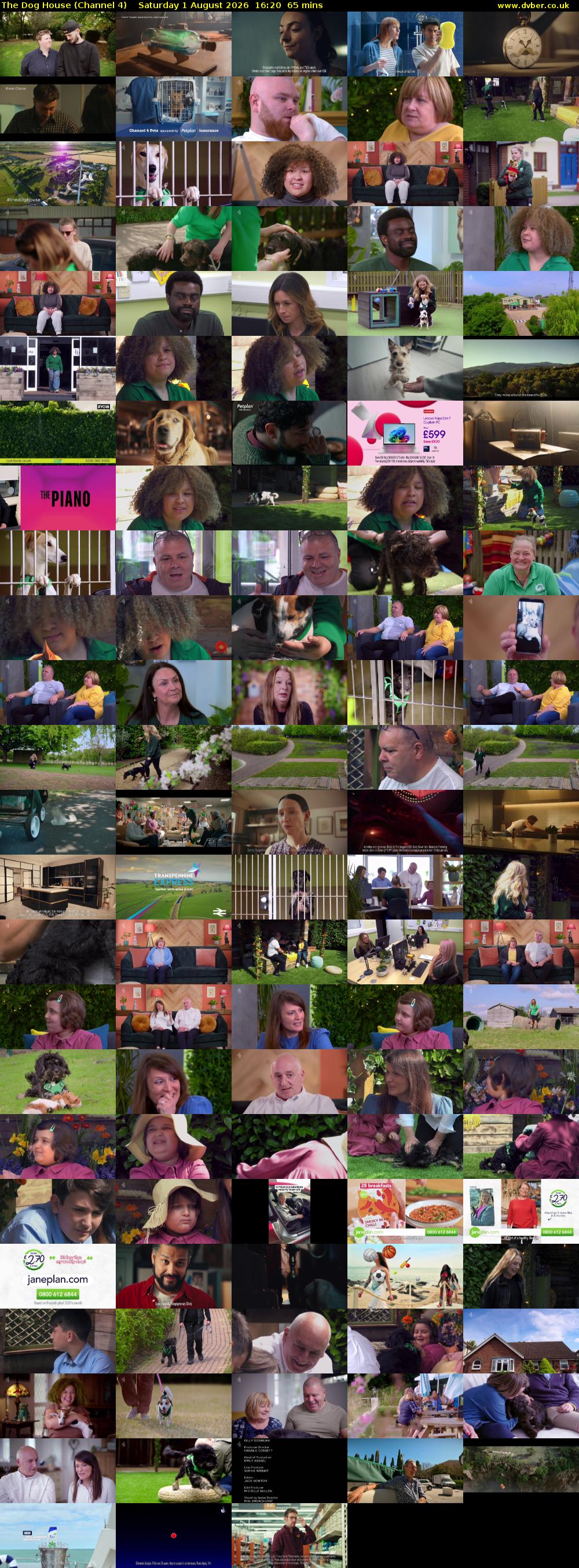 The Dog House (Channel 4) Saturday 1 August 2026 16:20 - 17:25