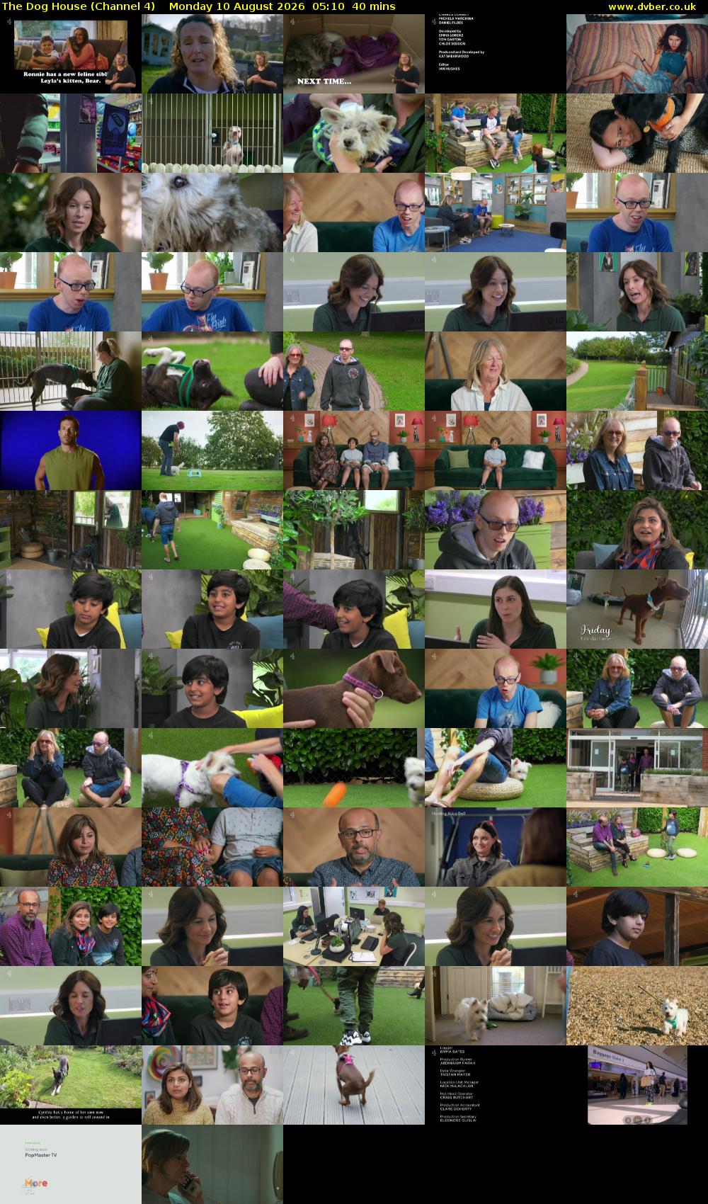 The Dog House (Channel 4) Monday 10 August 2026 05:10 - 05:50