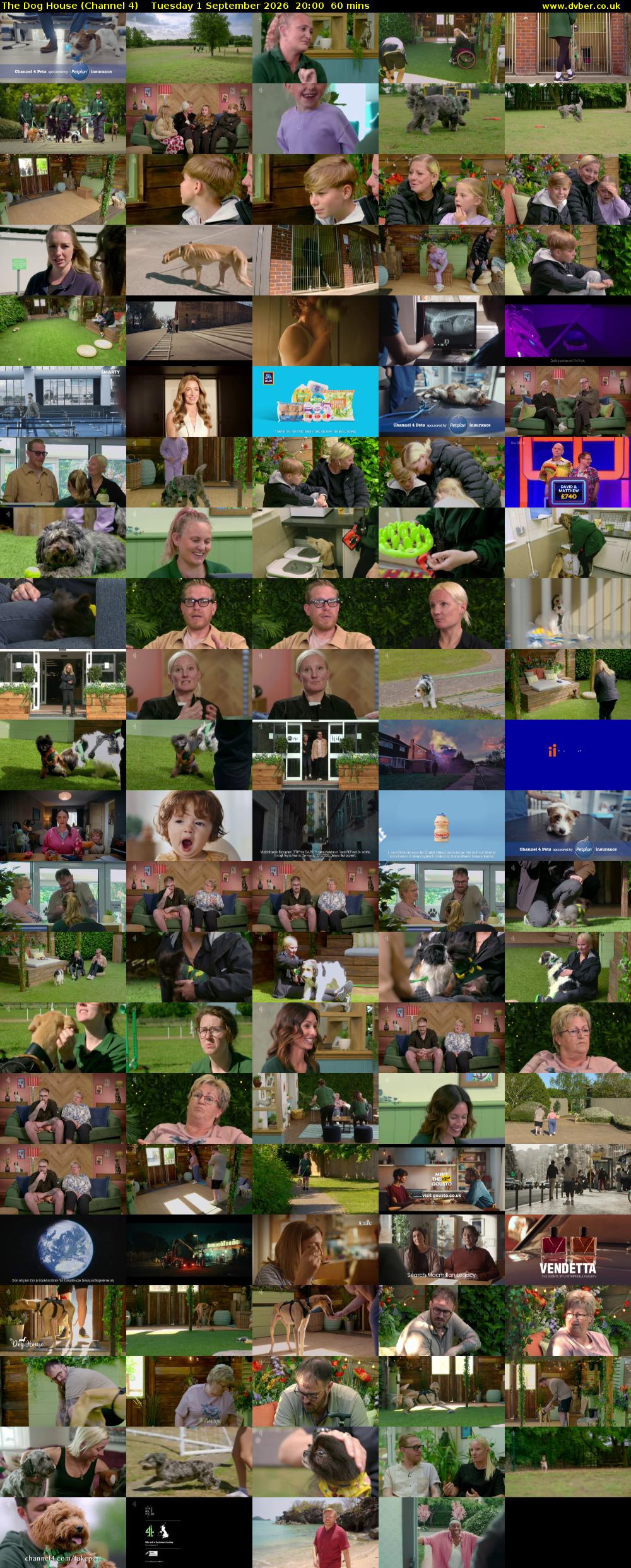 The Dog House (Channel 4) Tuesday 1 September 2026 20:00 - 21:00