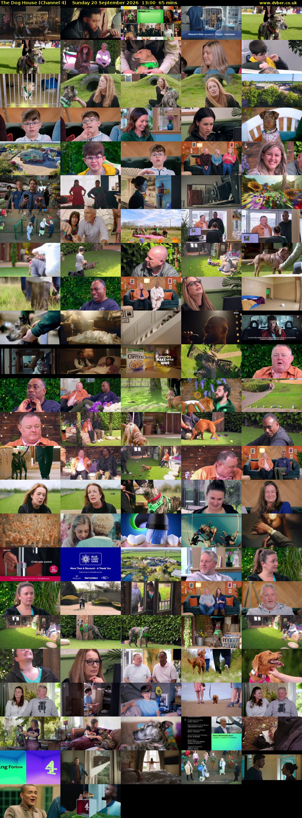 The Dog House (Channel 4) Sunday 20 September 2026 13:00 - 14:05