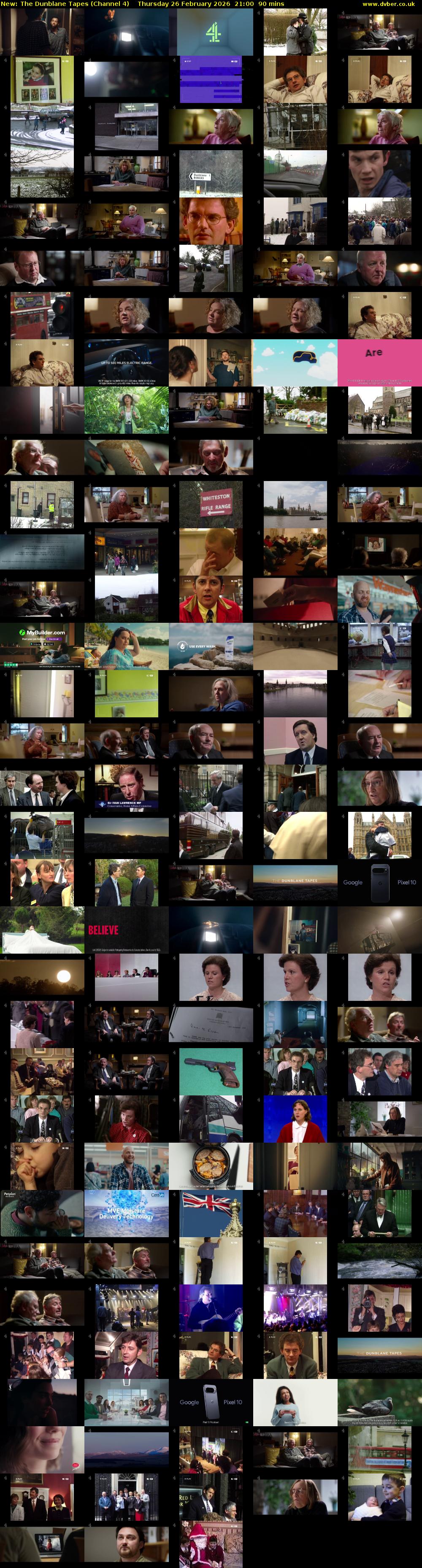 The Dunblane Tapes (Channel 4) Thursday 26 February 2026 21:00 - 22:30