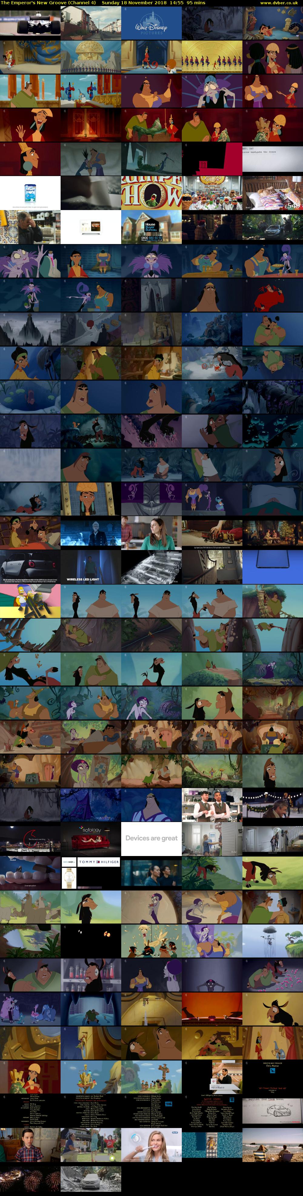 The Emperor's New Groove (Channel 4) Sunday 18 November 2018 14:55 - 16:30