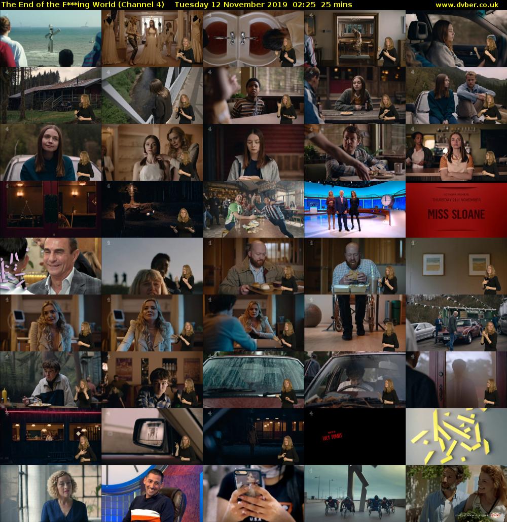 The End of the F***ing World (Channel 4) Tuesday 12 November 2019 02:25 - 02:50