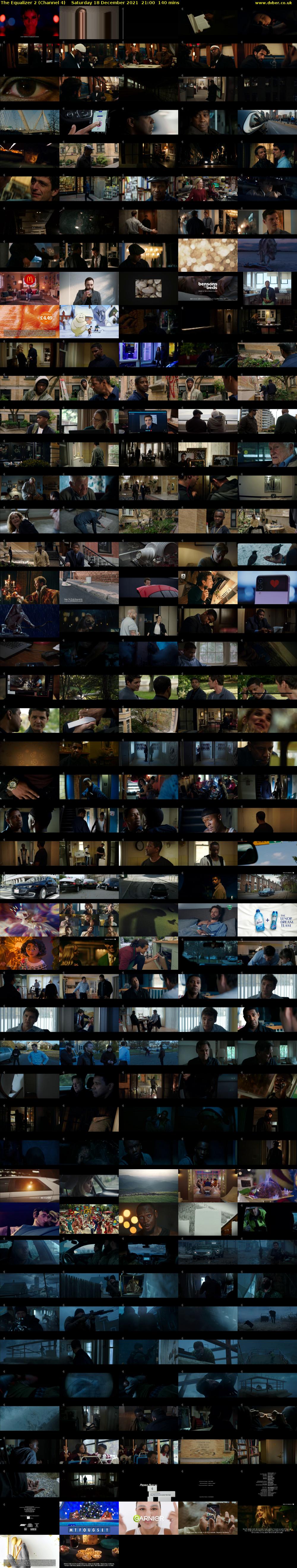 The Equalizer 2 (Channel 4) Saturday 18 December 2021 21:00 - 23:20