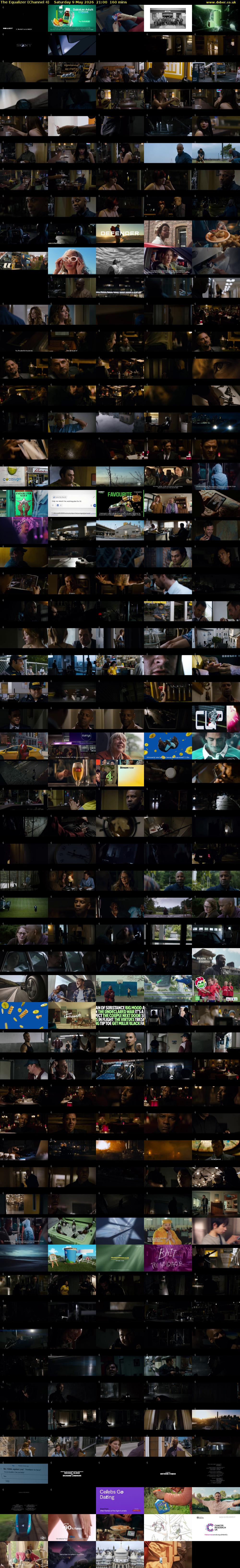 The Equalizer (Channel 4) Saturday 9 May 2026 21:00 - 23:40
