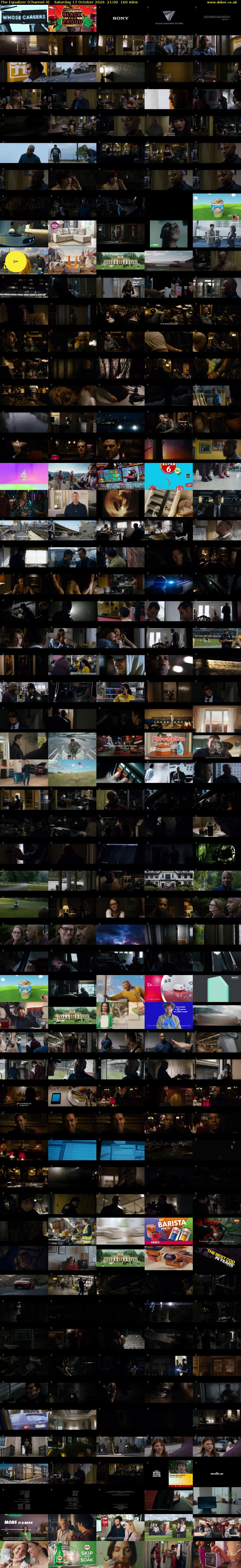 The Equalizer (Channel 4) Saturday 17 October 2026 21:00 - 23:40