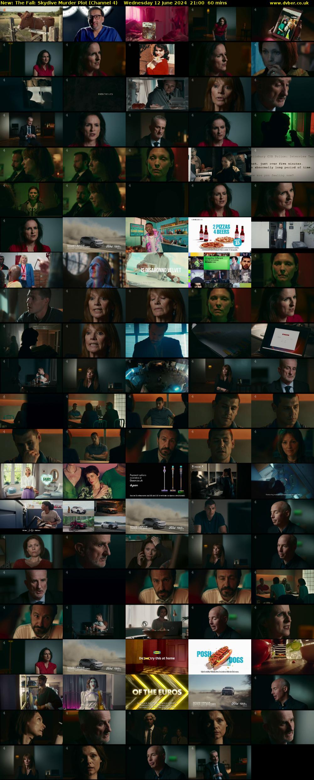 The Fall: Skydive Murder Plot (Channel 4) Wednesday 12 June 2024 21:00 - 22:00