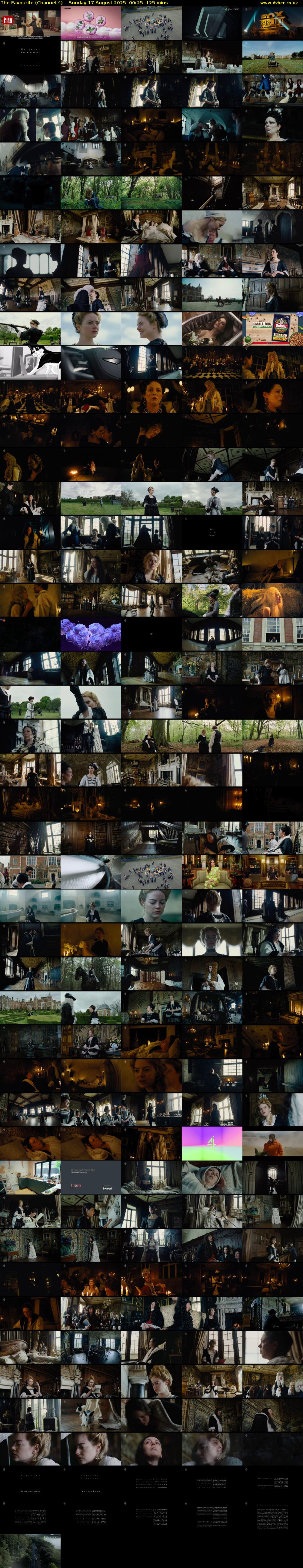The Favourite (Channel 4) Sunday 17 August 2025 00:25 - 02:30
