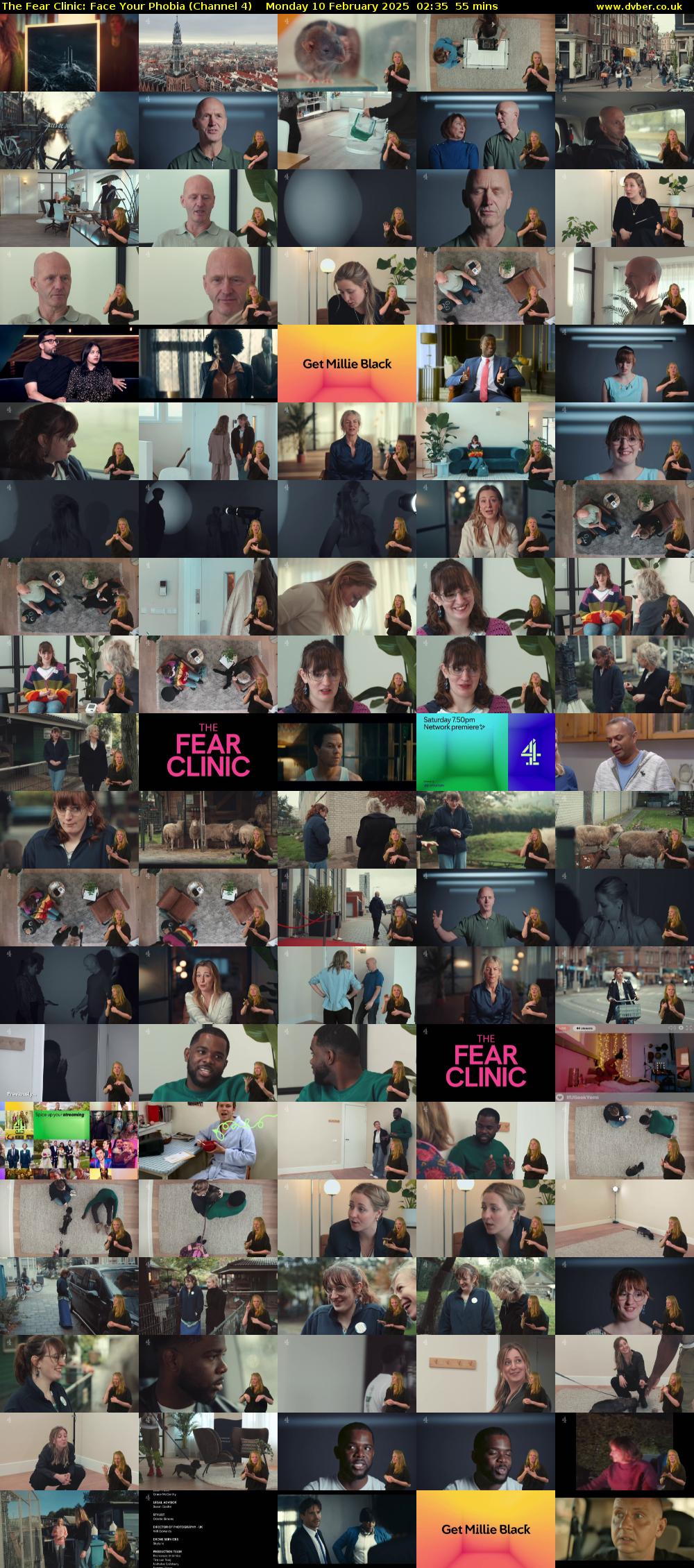 The Fear Clinic: Face Your Phobia (Channel 4) Monday 10 February 2025 02:35 - 03:30