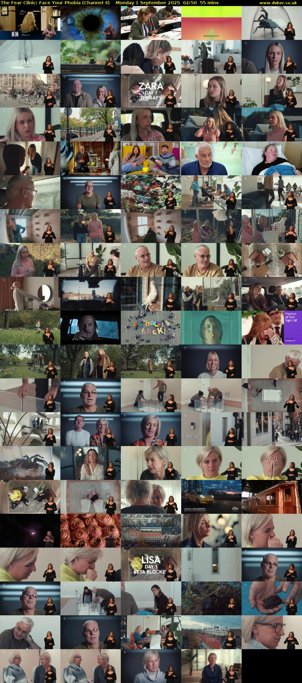 The Fear Clinic: Face Your Phobia (Channel 4) Monday 1 September 2025 02:50 - 03:45