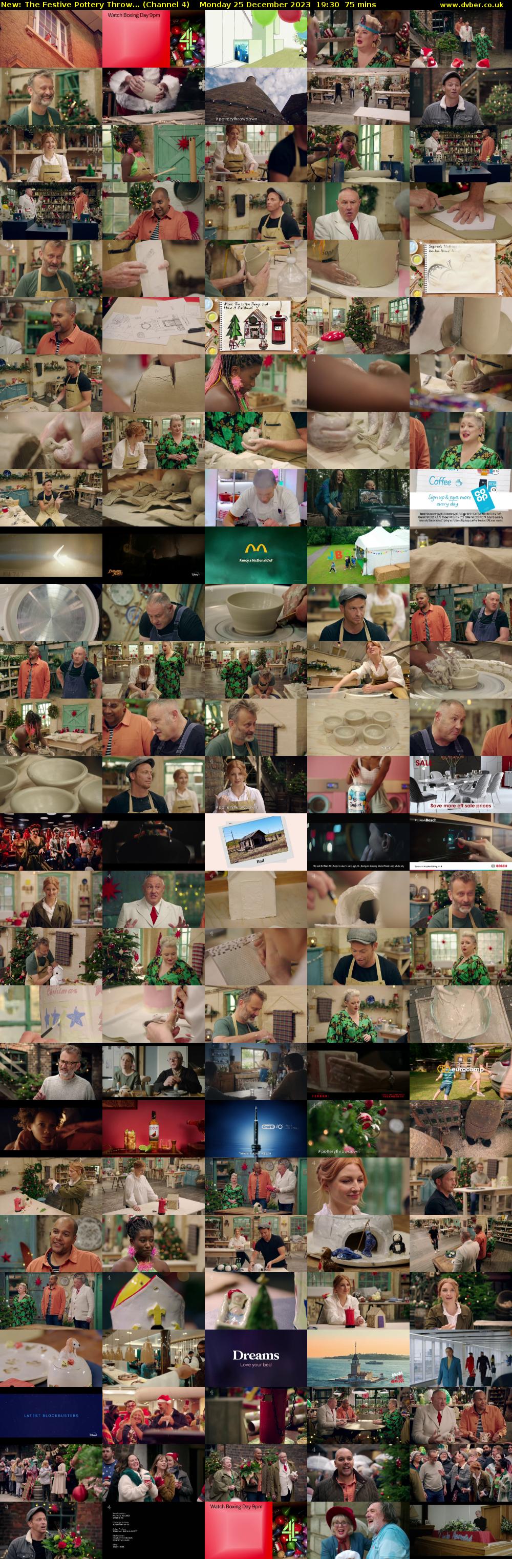 The Festive Pottery Throw... (Channel 4) Monday 25 December 2023 19:30 - 20:45