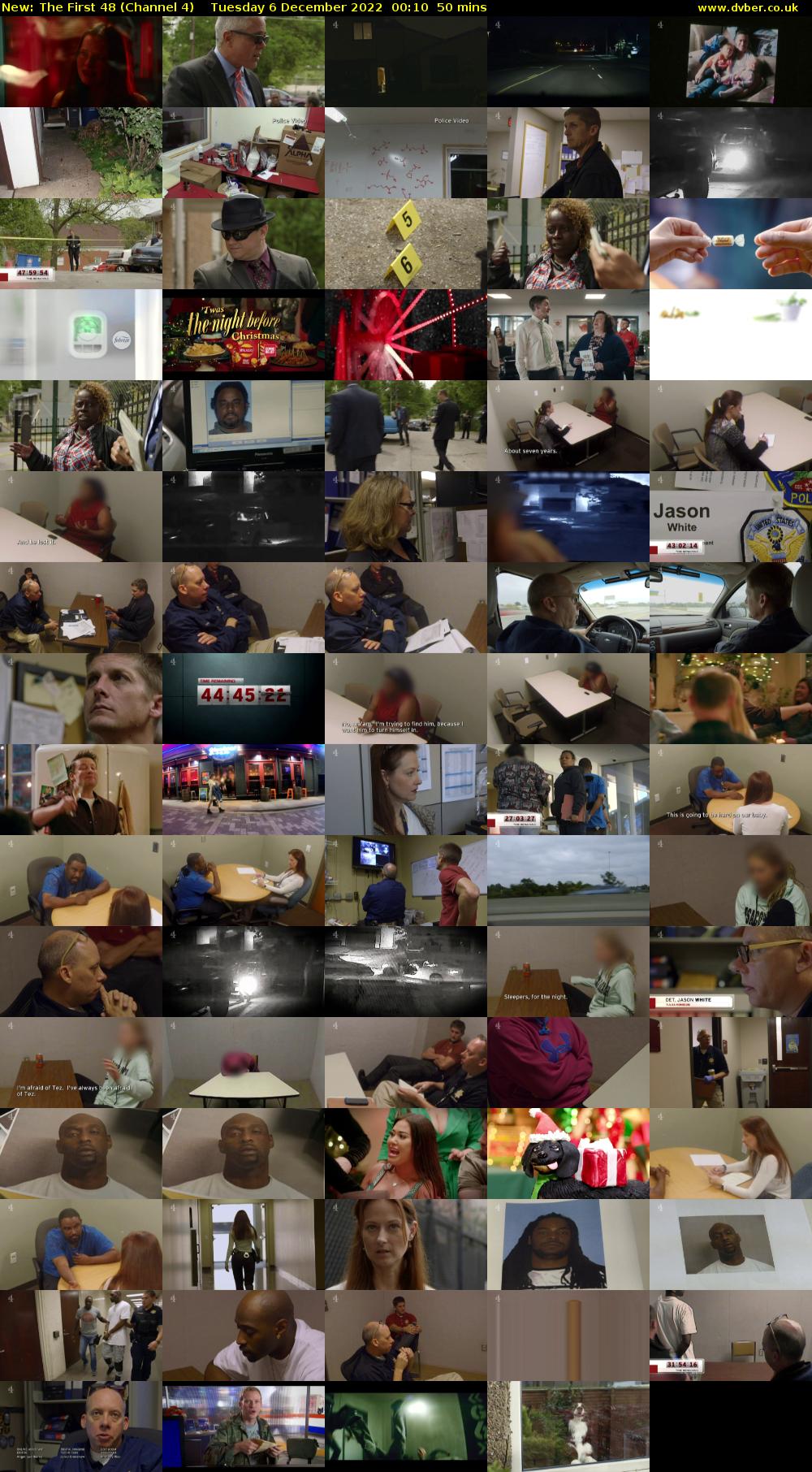 The First 48 (Channel 4) Tuesday 6 December 2022 00:10 - 01:00