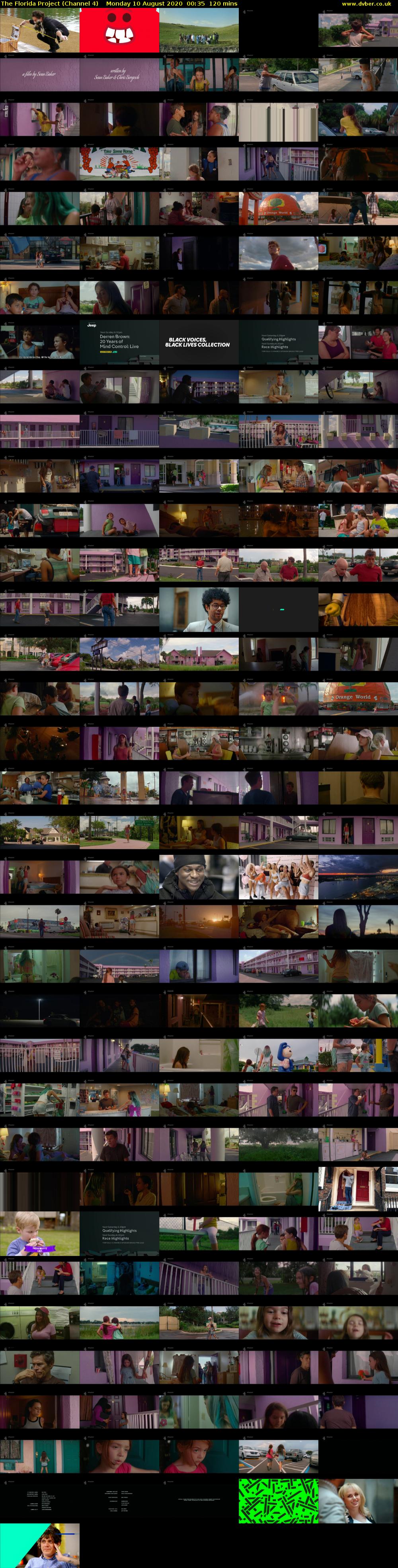 The Florida Project (Channel 4) Monday 10 August 2020 00:35 - 02:35