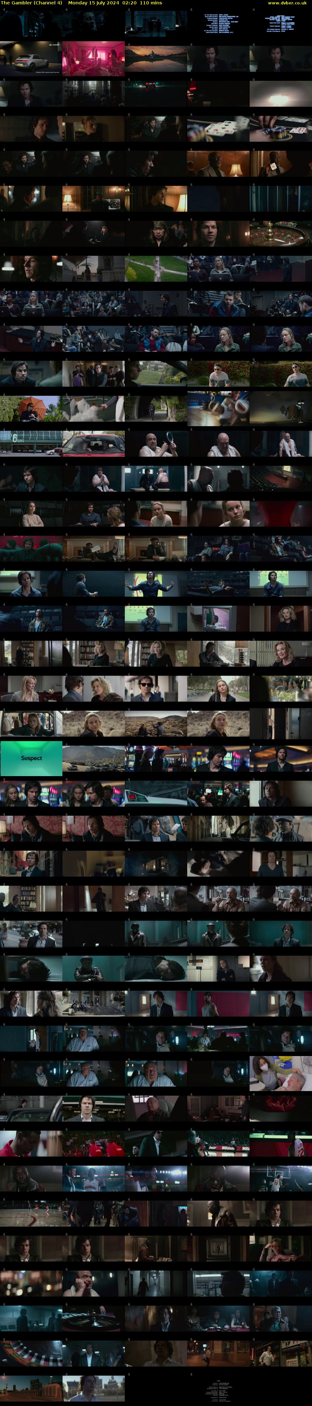 The Gambler (Channel 4) Monday 15 July 2024 02:20 - 04:10