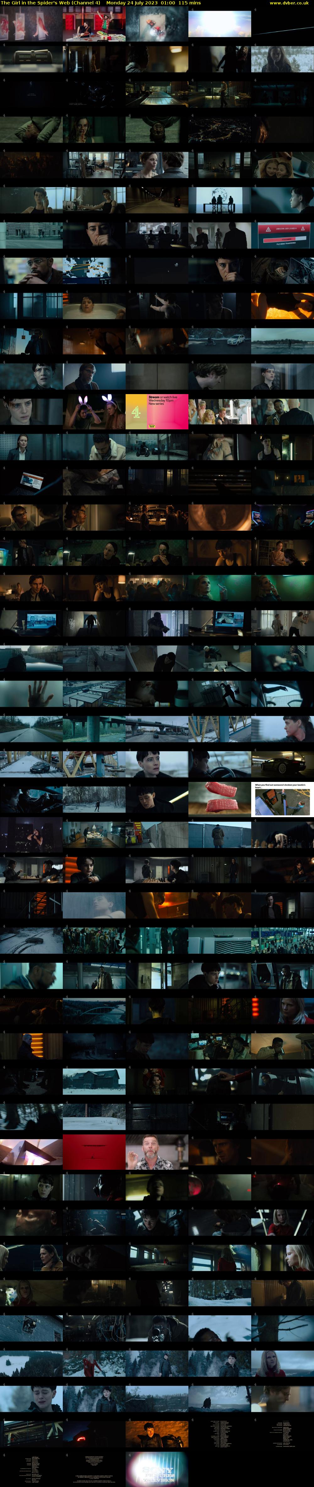 The Girl in the Spider's Web (Channel 4) Monday 24 July 2023 01:00 - 02:55
