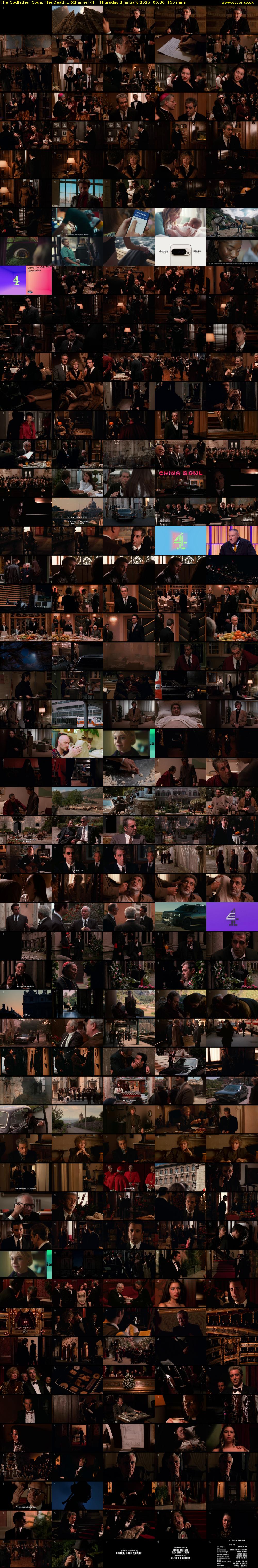 The Godfather Coda: The Death... (Channel 4) Thursday 2 January 2025 00:30 - 03:05